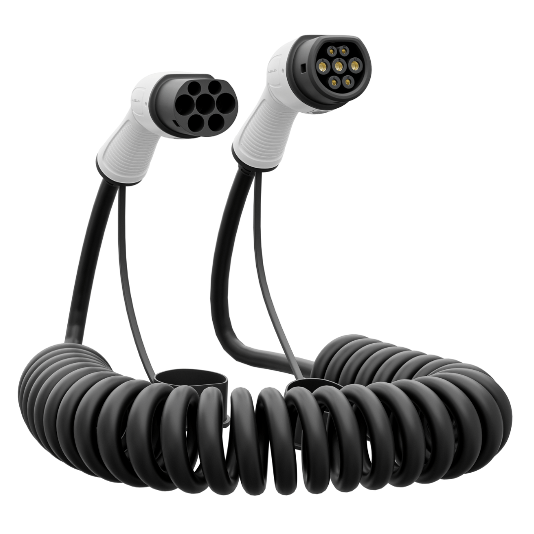 Universal Type 2 EV Charging Cable, 5m 22kW, Weatherproof 3-Phase
